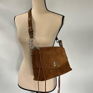 Rebecca Minkoff Darren Large Suede Crossbody/or Shoulder Bag